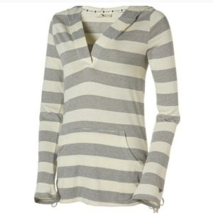 Roxy 'Beach Bonfire' striped hoodie pullover